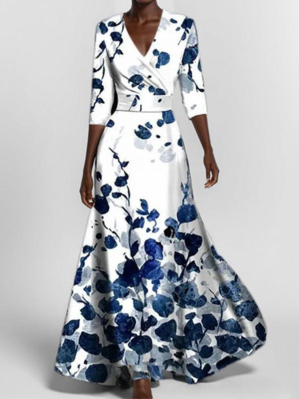 Sophie | Timeless Mid Sleeve Maxi Dress