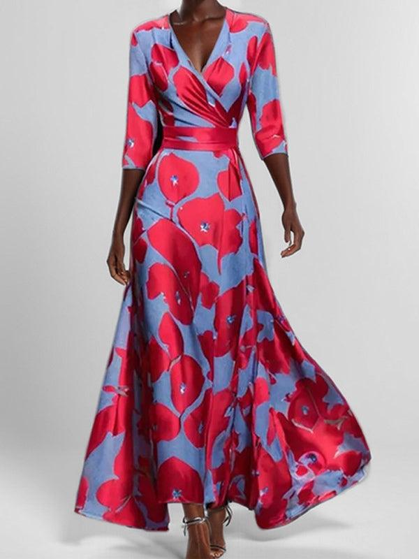 Sophie | Timeless Mid Sleeve Maxi Dress