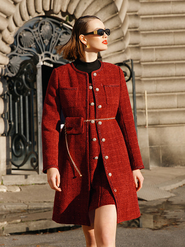 Margaret | Tailored Tweed Overcoat