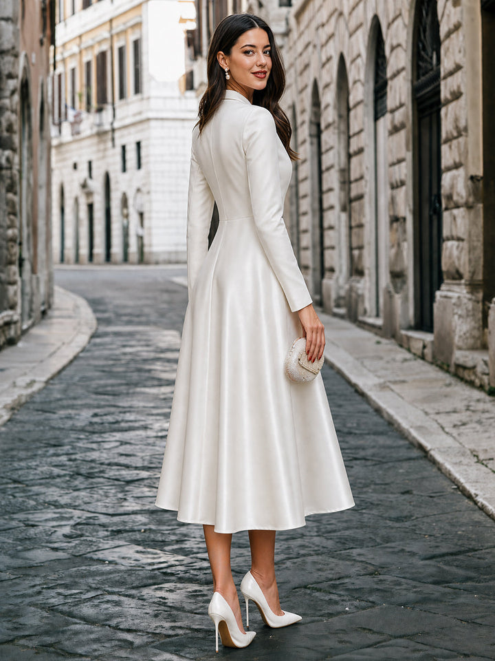Judith | Tailored Blazer A-Line Midi Dress