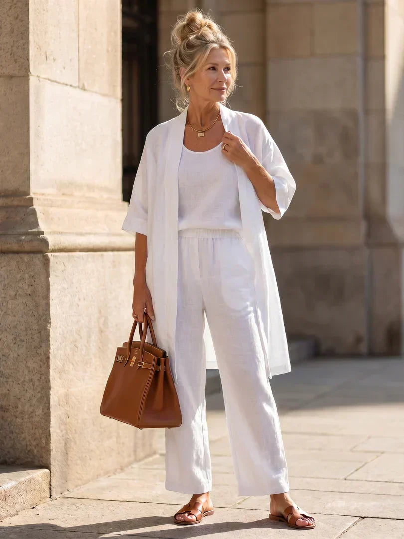Judith | Elegant Three-Piece Kimono Set