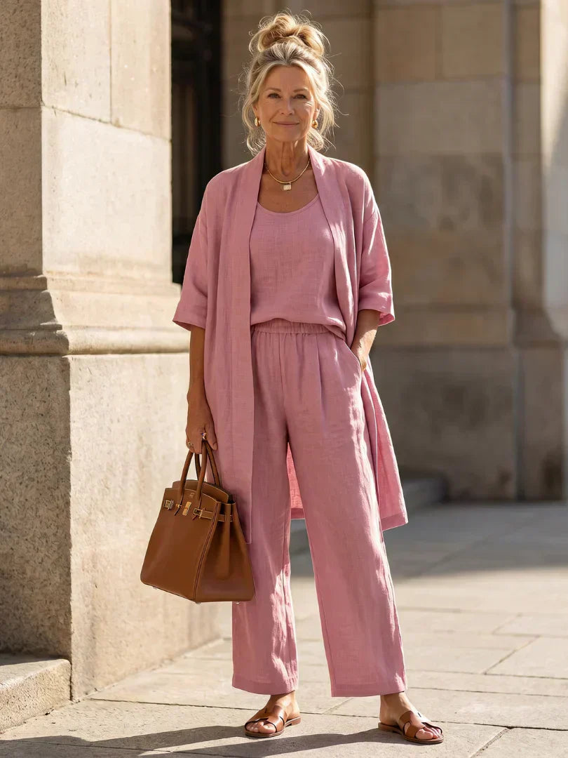 Judith | Elegant Three-Piece Kimono Set