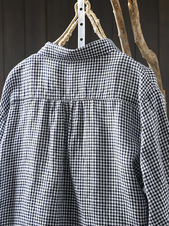 Jessica | Effortless Check Shirt