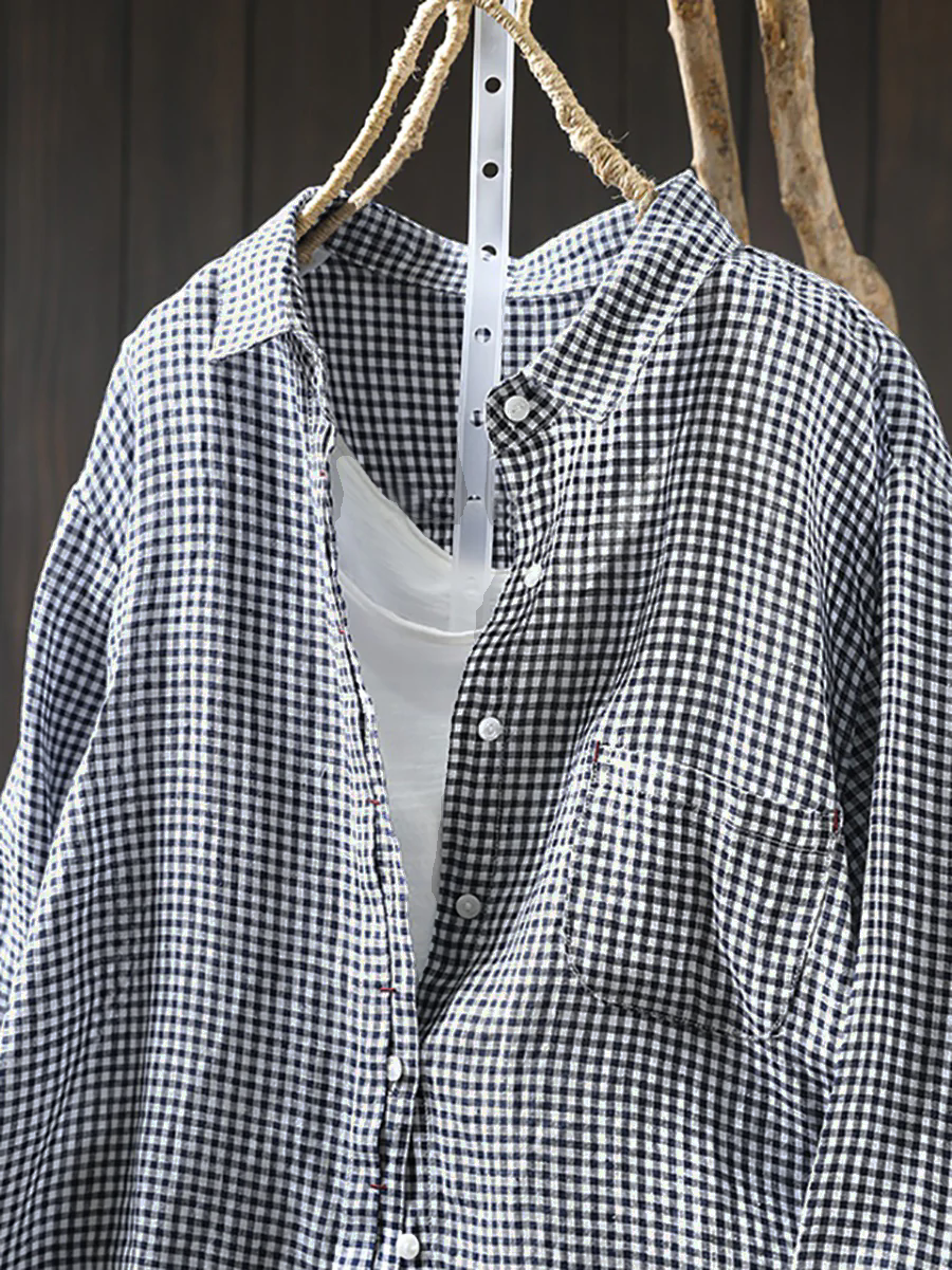 Jessica | Effortless Check Shirt