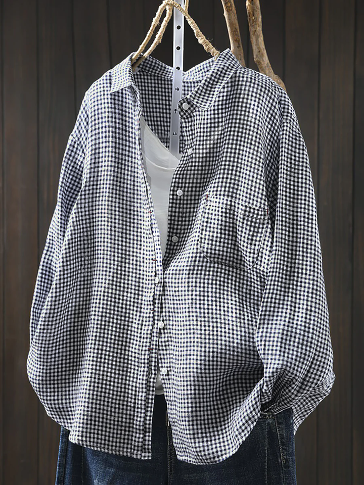 Jessica | Effortless Check Shirt