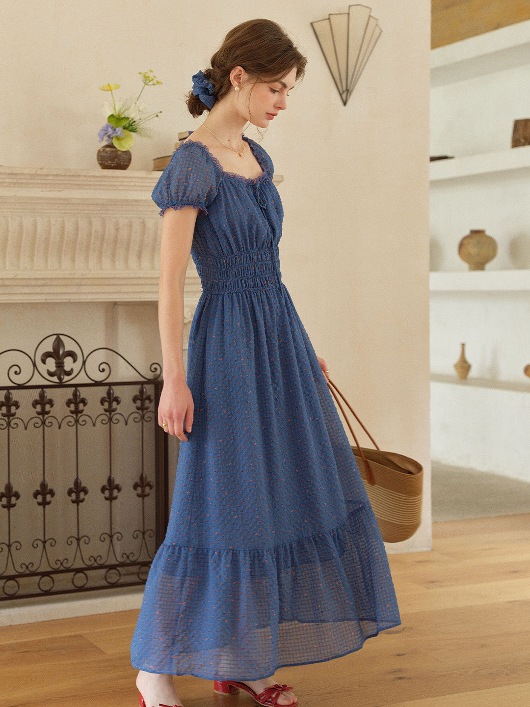 Nadine | Sweetheart Puff Dress