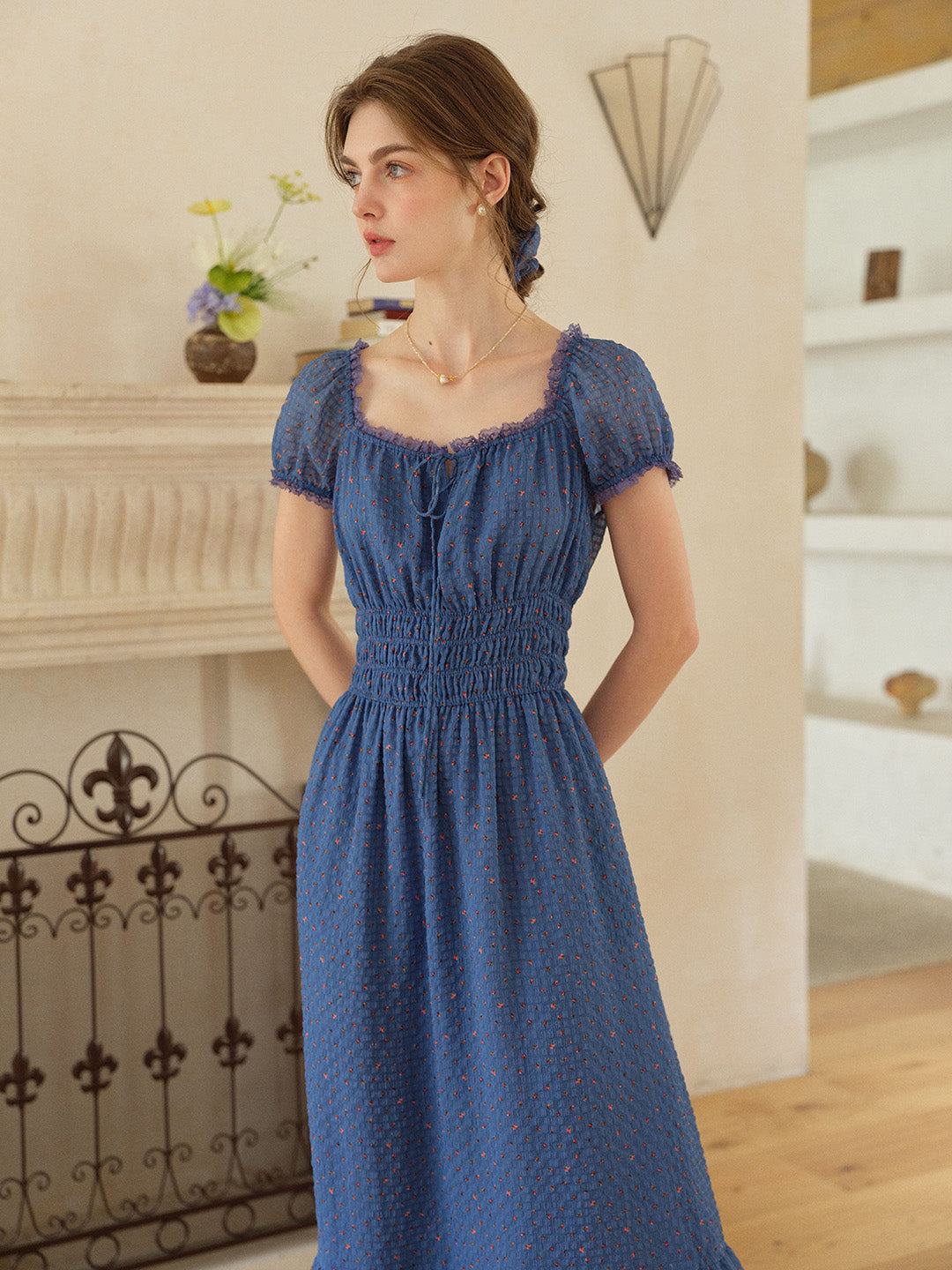Nadine | Sweetheart Puff Dress