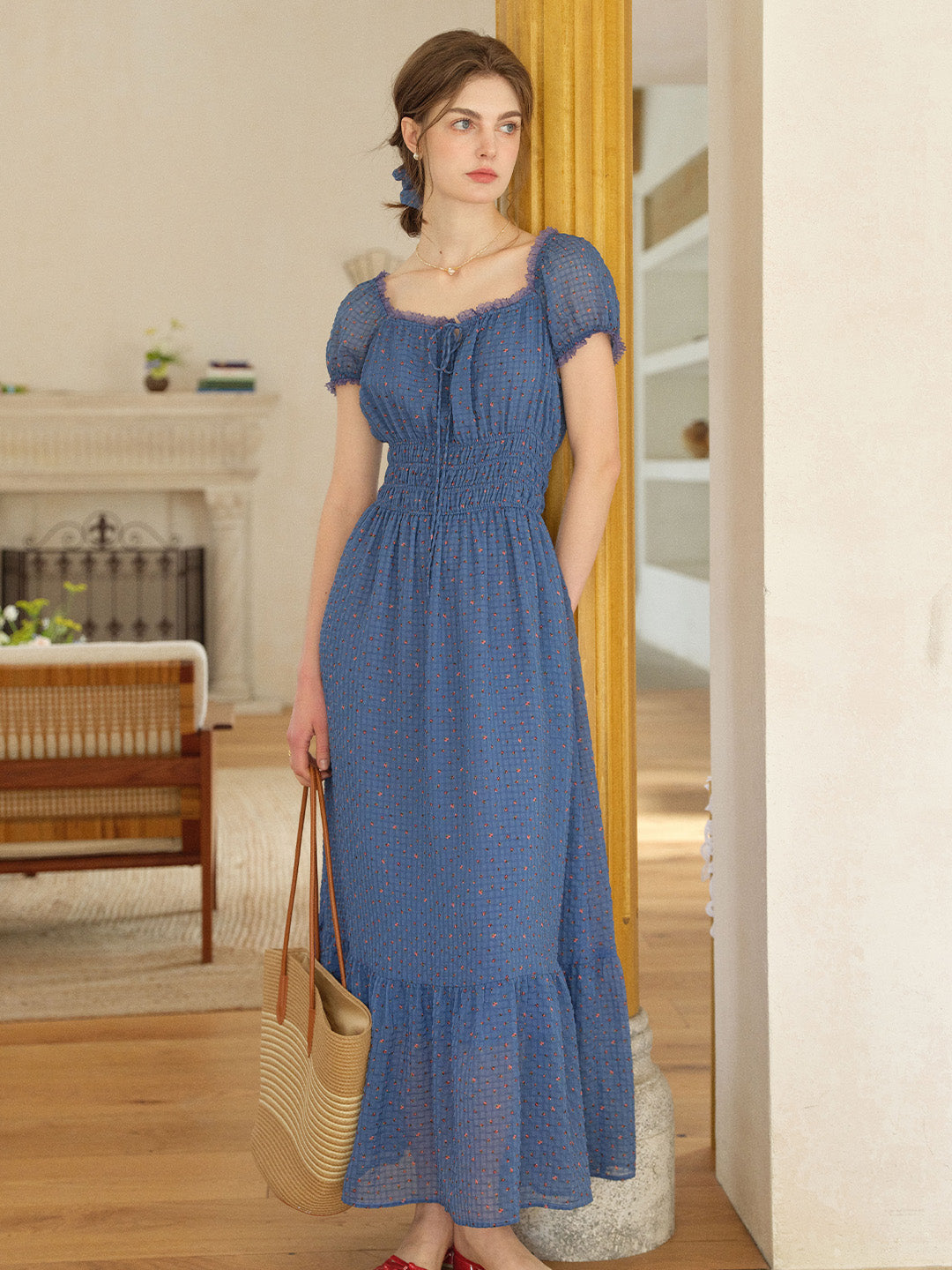 Nadine | Sweetheart Puff Dress