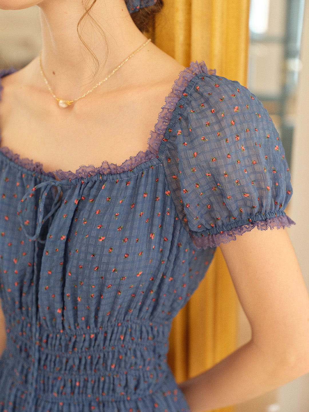 Nadine | Sweetheart Puff Dress