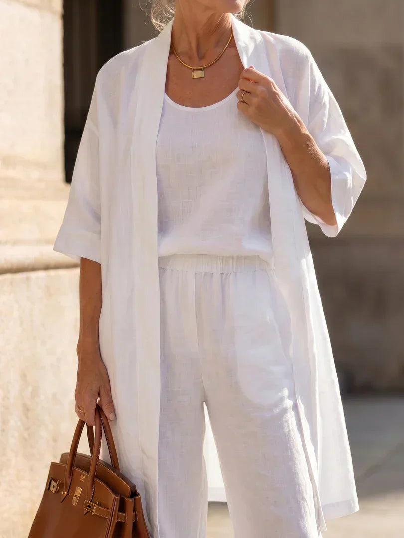 Judith | Elegant Three-Piece Kimono Set