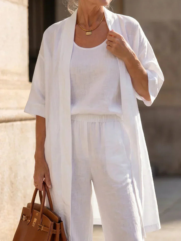 Judith | Elegant Three-Piece Kimono Set