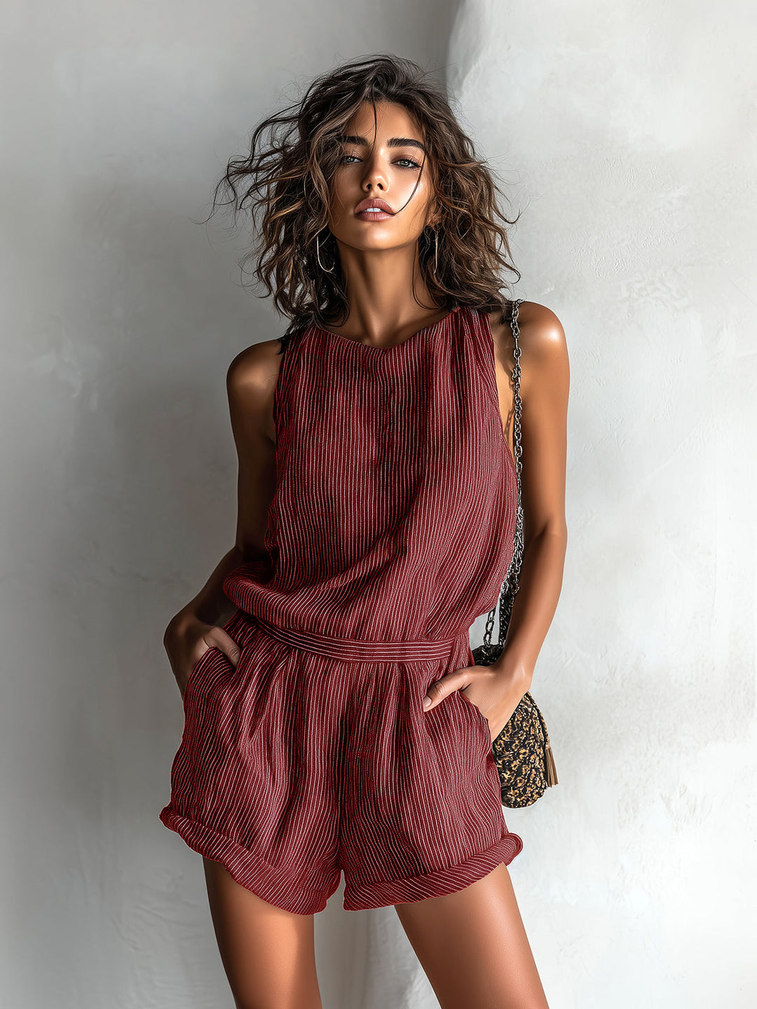 Denise | Tailored Linen Romper