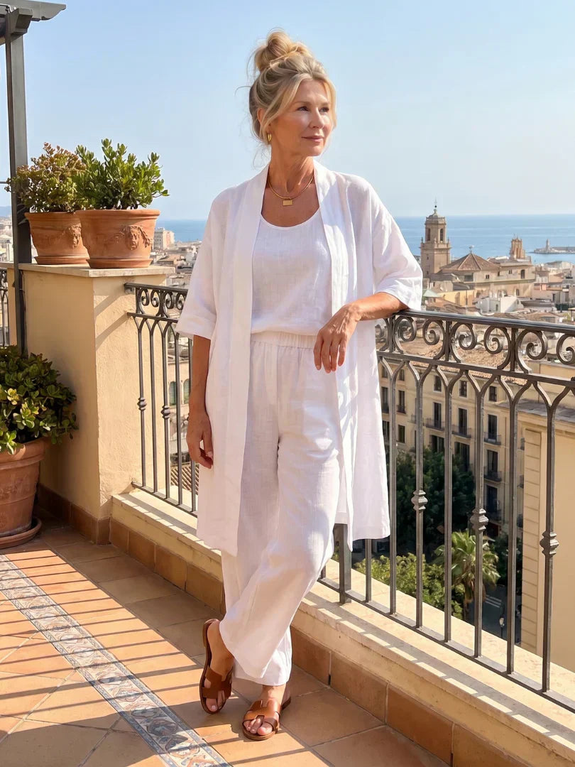Judith | Elegant Three-Piece Kimono Set