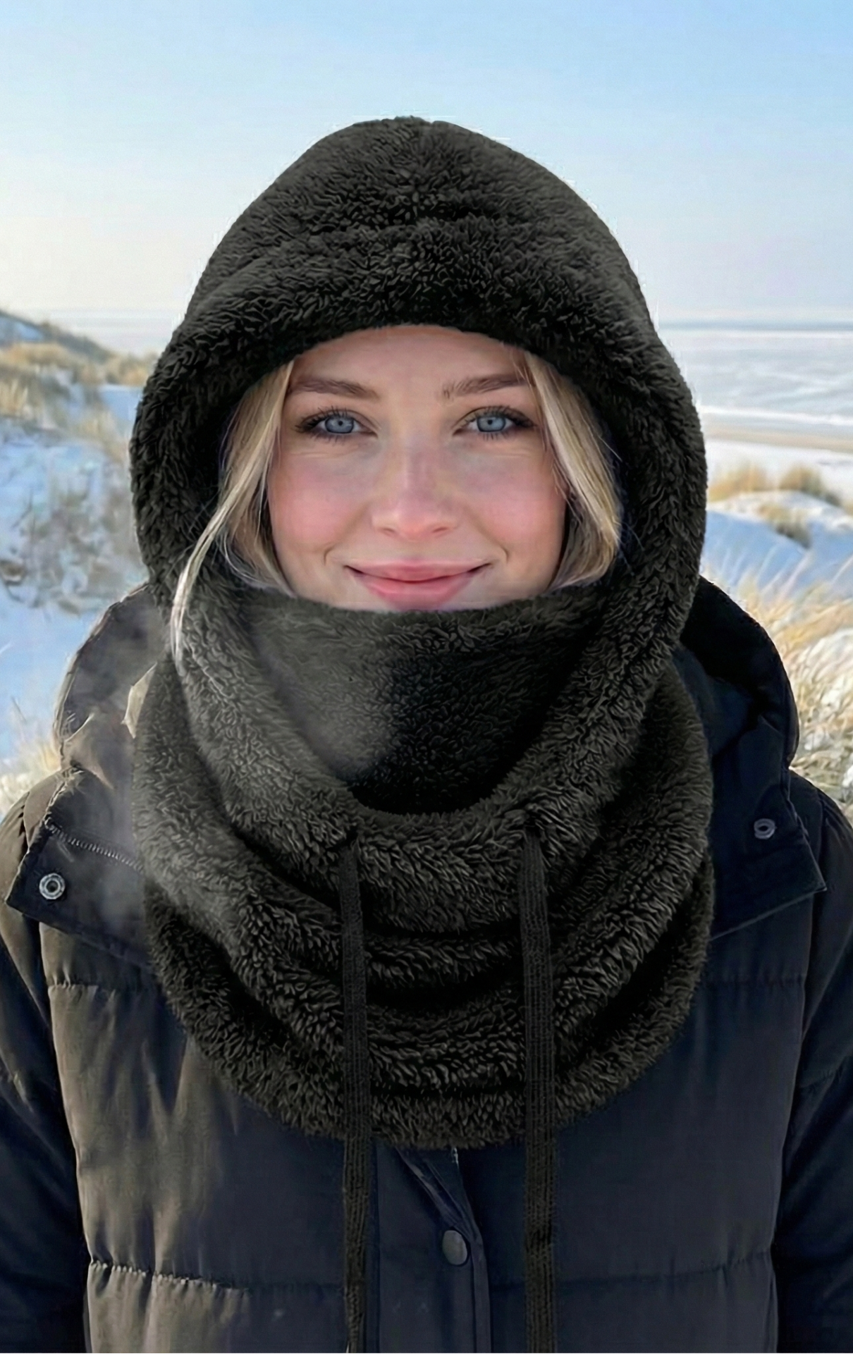 Élodie | Hoodie d’Hiver Ultra-Chaud avec Protection Intégrale