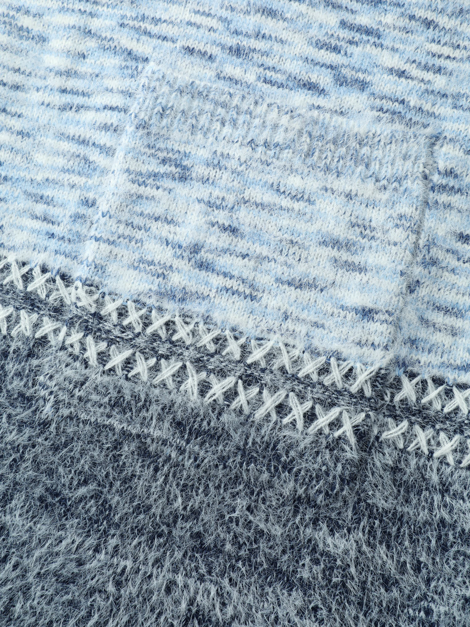 Colorblock Hooded Textured Knit Cardigan