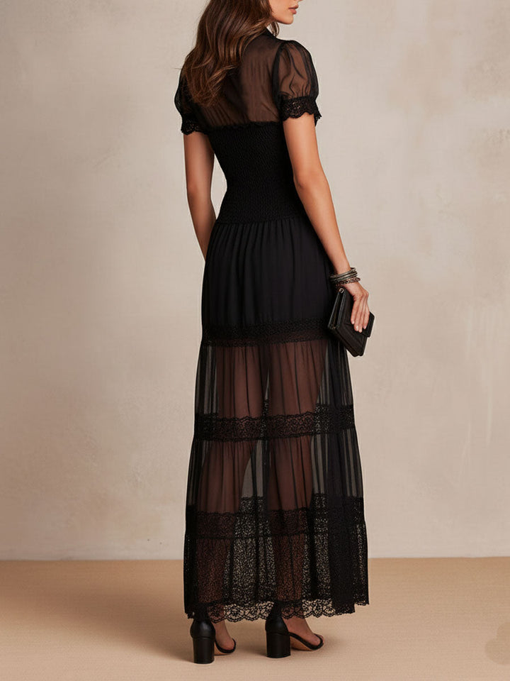 Carol | Romantic Lace Maxi Dress