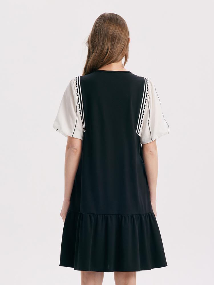 Isabelle | Puff Sleeve A-Line Mini Dress