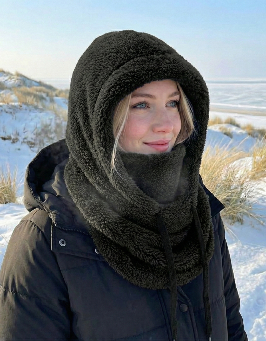 Élodie | Hoodie d’Hiver Ultra-Chaud avec Protection Intégrale