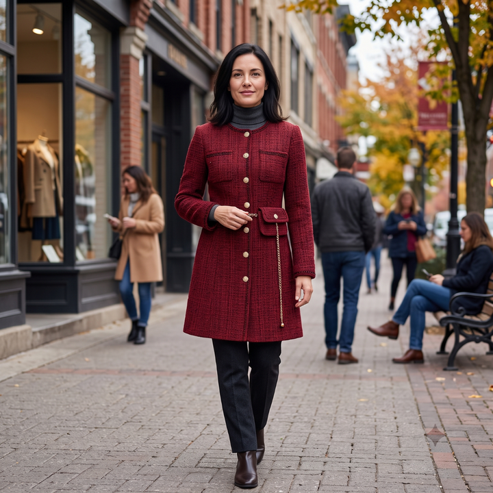 Margaret | Tailored Tweed Overcoat