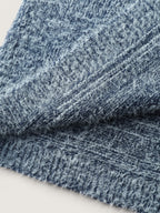 Colorblock Hooded Textured Knit Cardigan