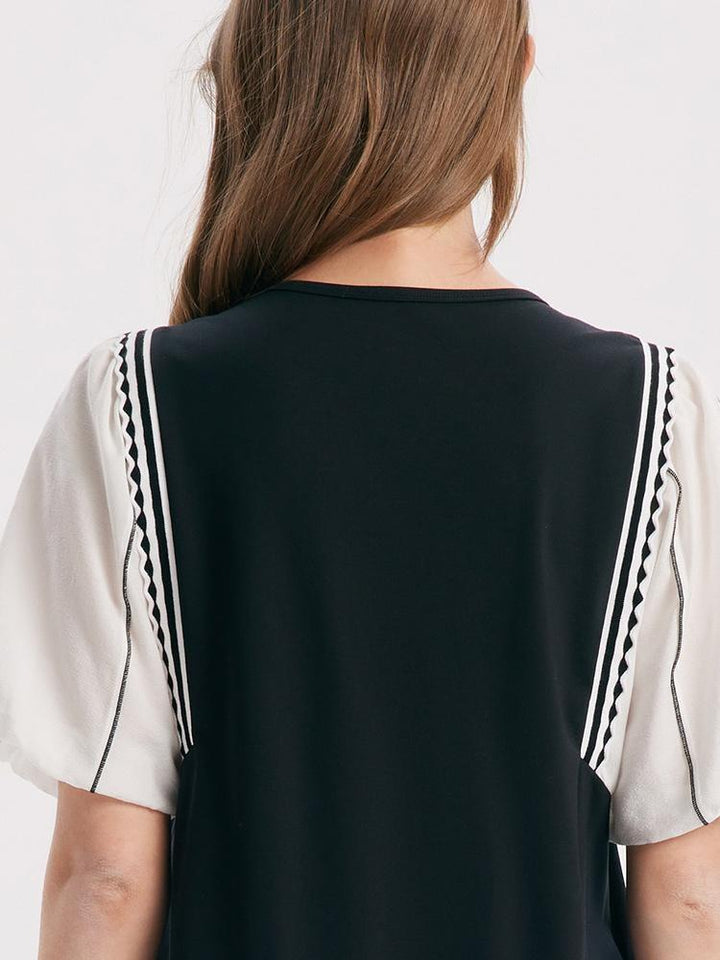 Isabelle | Puff Sleeve A-Line Mini Dress