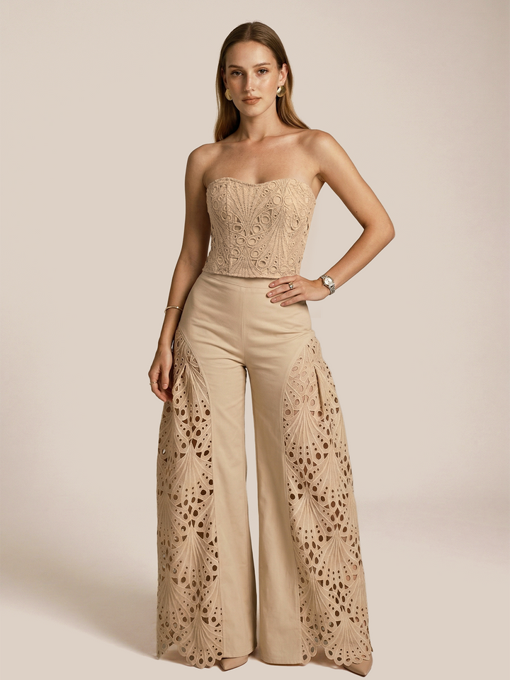 Melanie | Eyelet Two-Piece Set