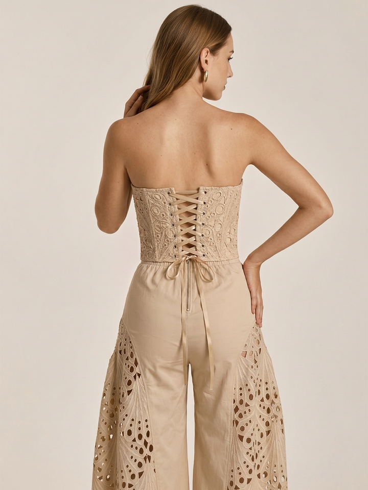 Melanie | Eyelet Two-Piece Set