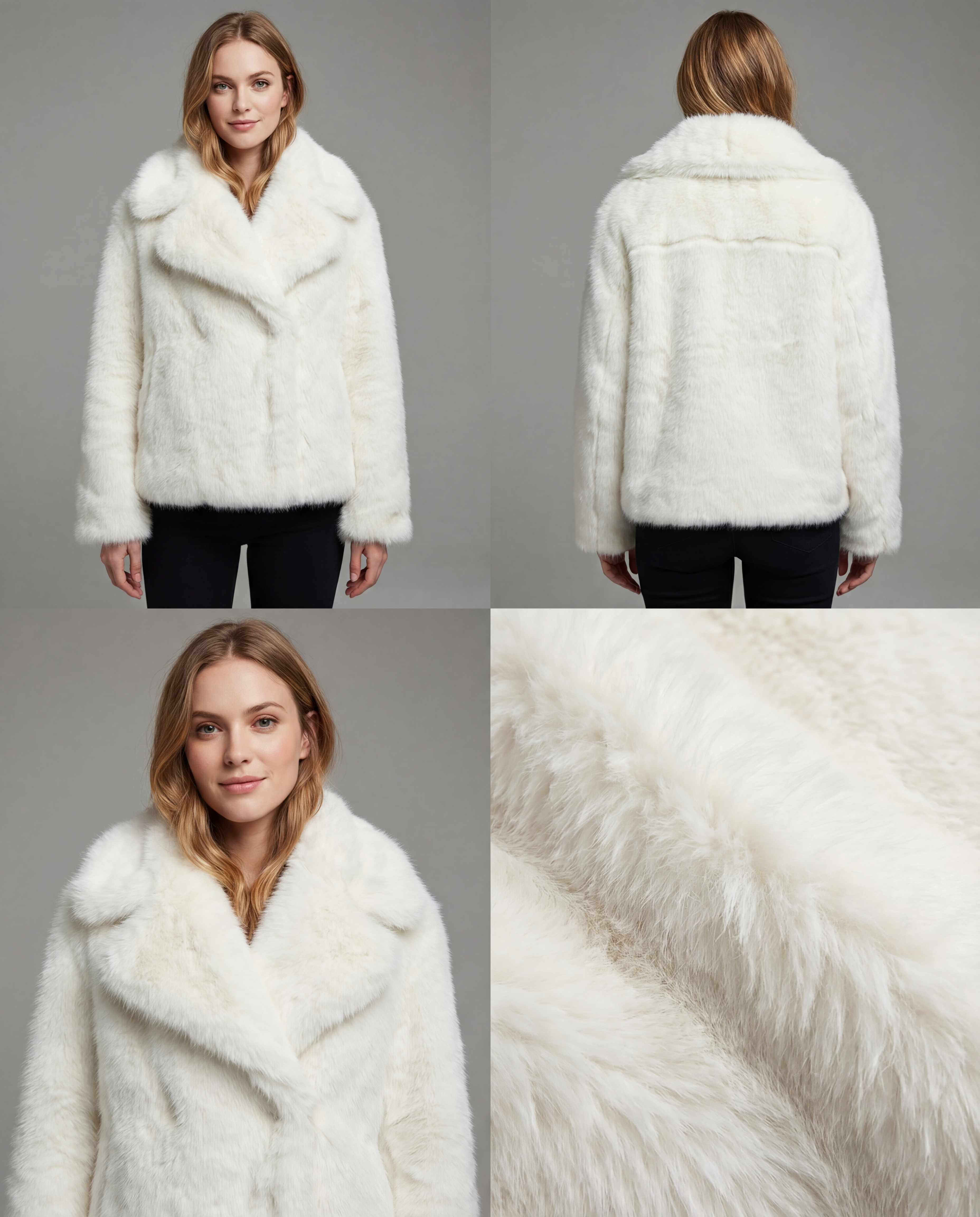 CREAM | Fur Coat