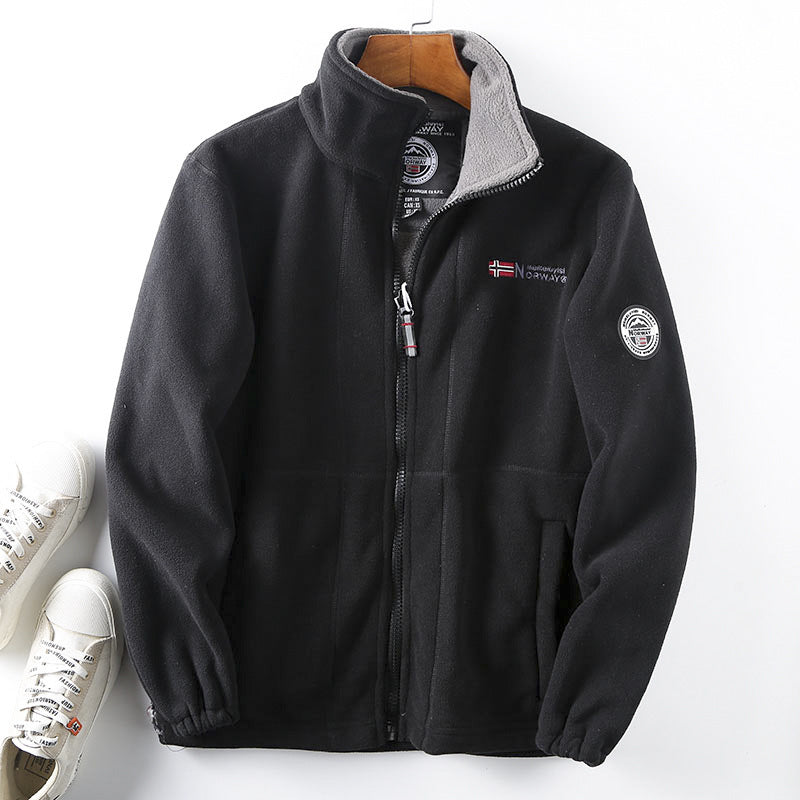 Fleece winter jacket