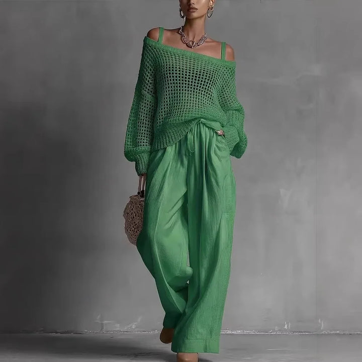 Beverly | Elegant Off-Shoulder Two-Piece Set