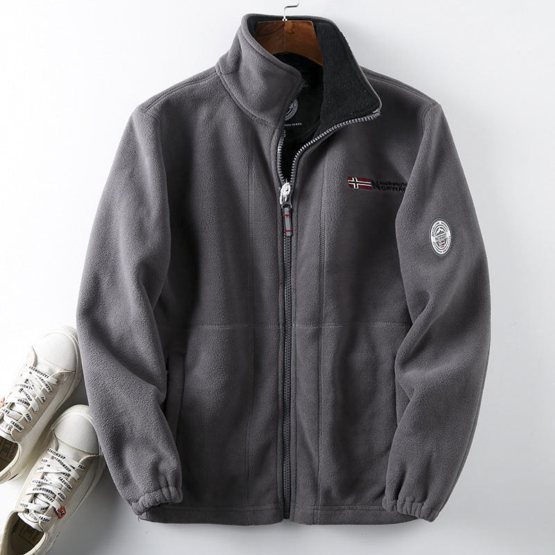 Fleece winter jacket