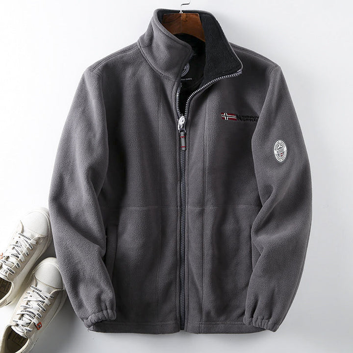 Fleece winter jacket