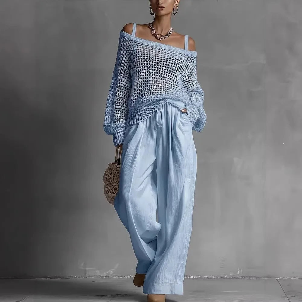 Beverly | Elegant Off-Shoulder Two-Piece Set
