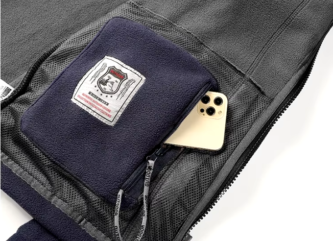 Fleece winter jacket