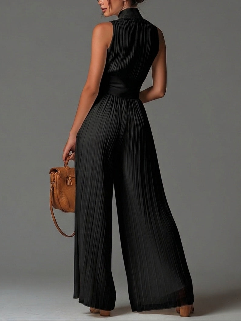 Diane | Flowing Wide-Leg Chiffon Jumpsuit