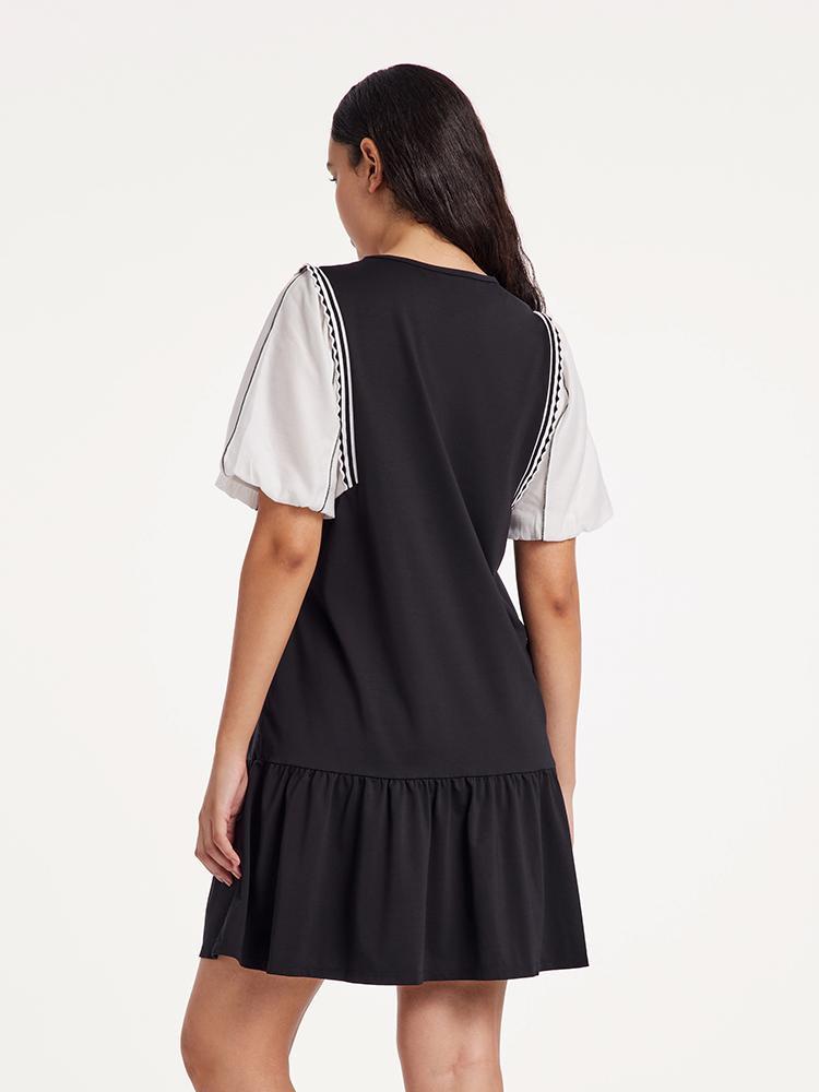 Isabelle | Puff Sleeve A-Line Mini Dress