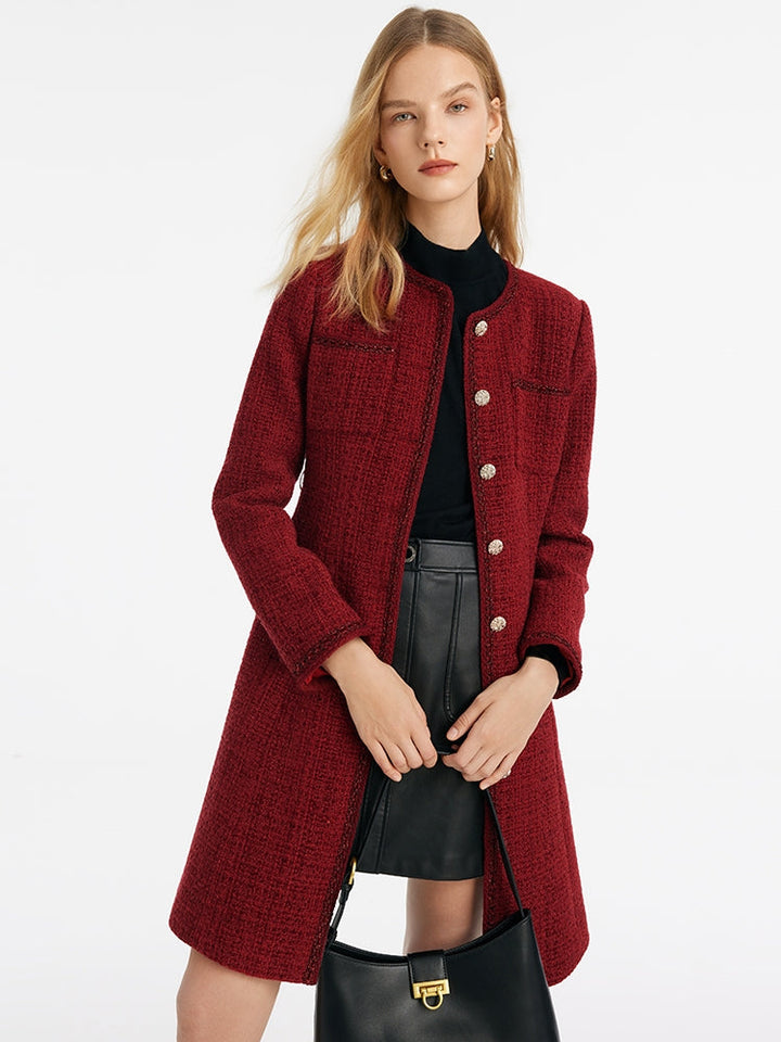 Margaret | Tailored Tweed Overcoat