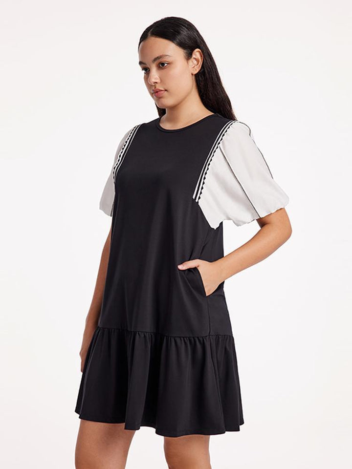 Isabelle | Puff Sleeve A-Line Mini Dress
