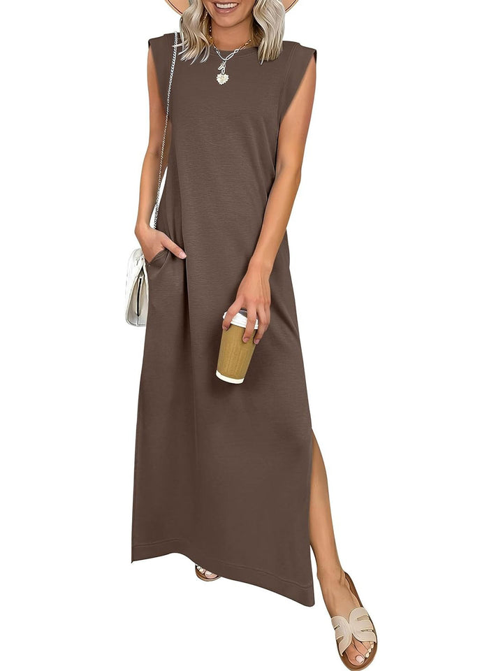 Nicole | summer sleeveless maxi dress