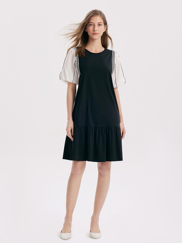 Isabelle | Puff Sleeve A-Line Mini Dress