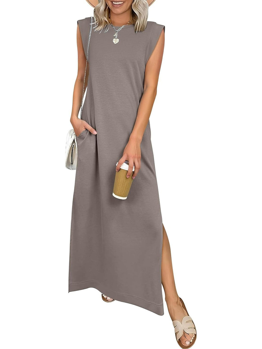 Nicole | summer sleeveless maxi dress