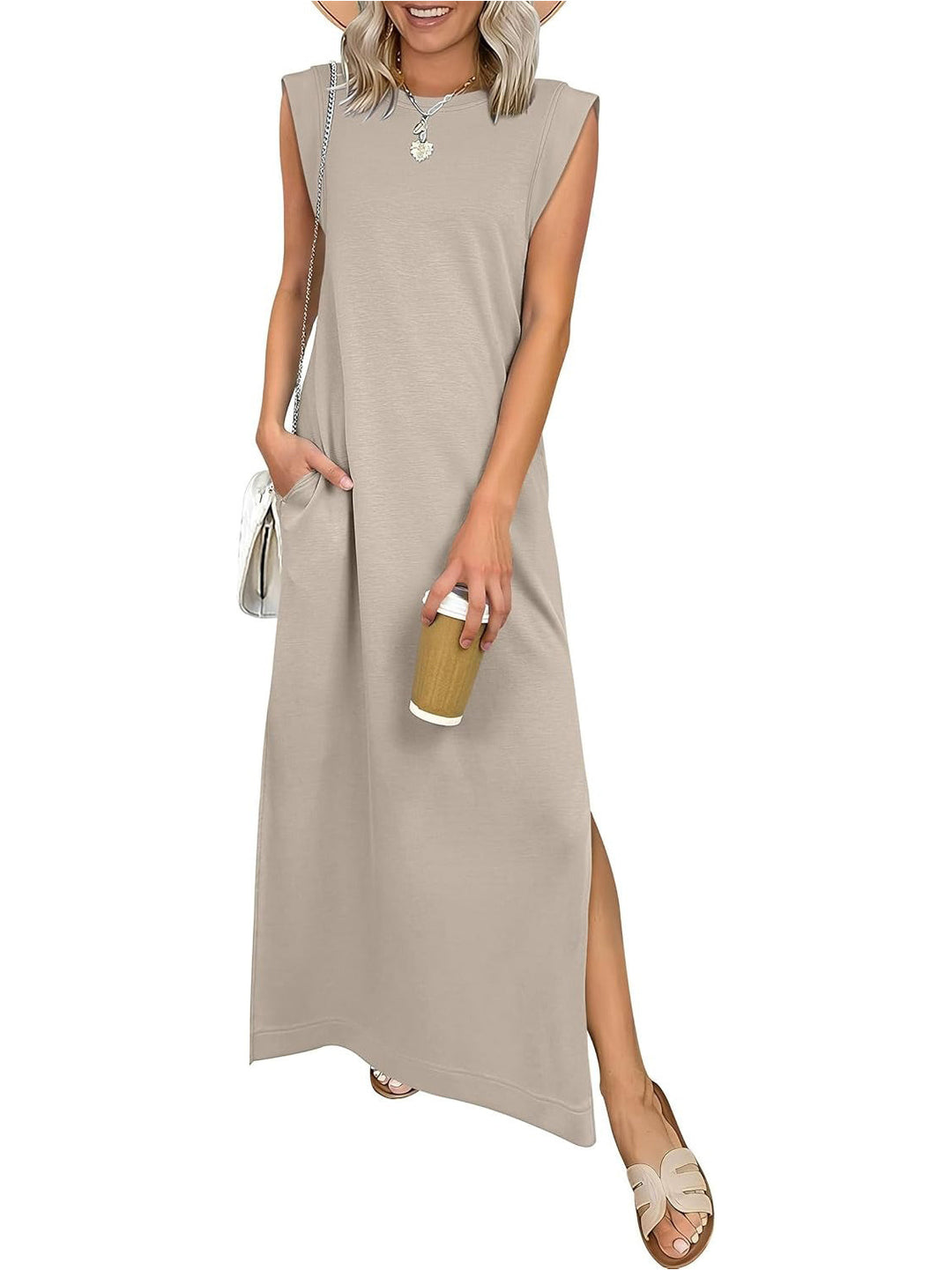 Nicole | summer sleeveless maxi dress