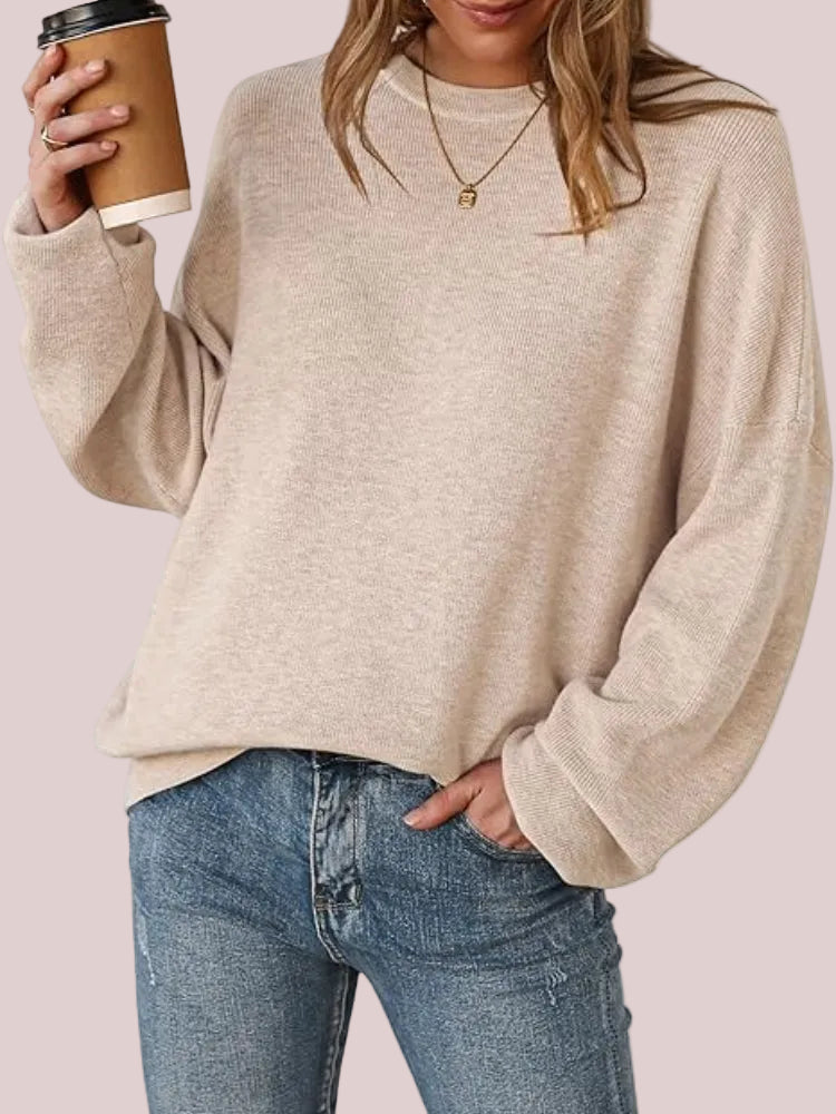 Beverly | Drop-Shoulder Knit Pullover