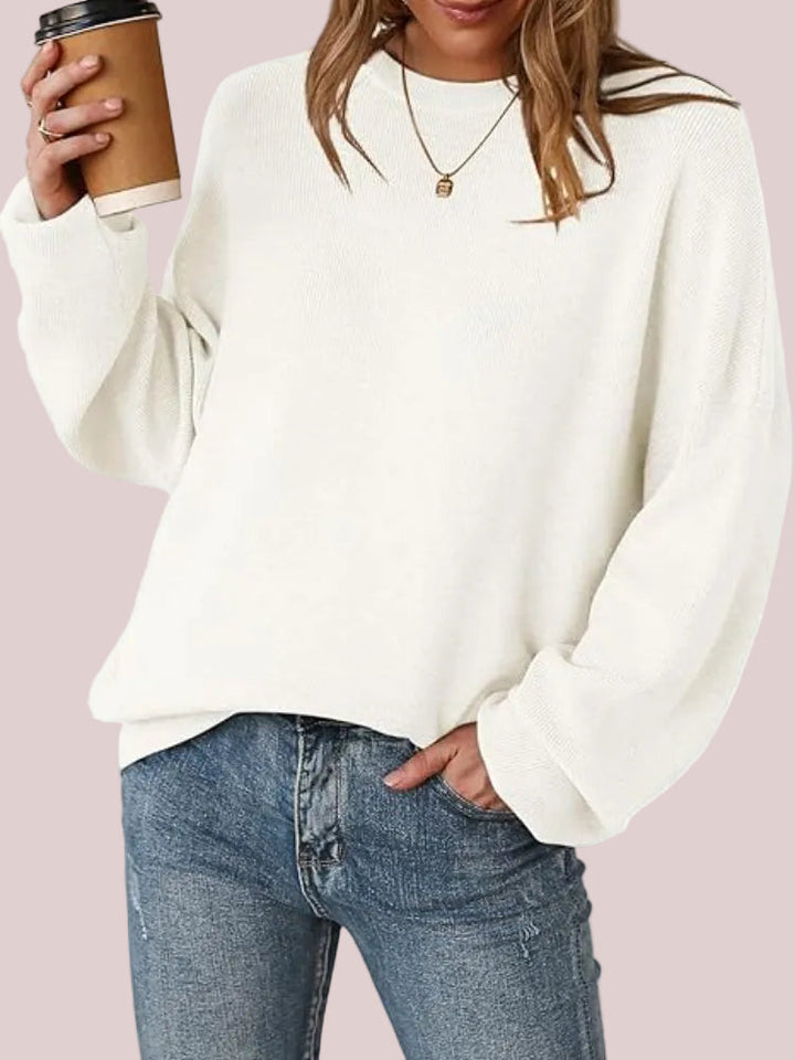 Beverly | Drop-Shoulder Knit Pullover