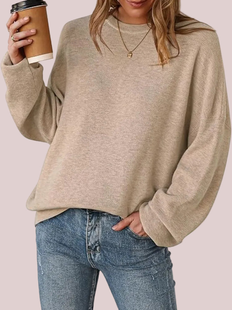 Beverly | Drop-Shoulder Knit Pullover