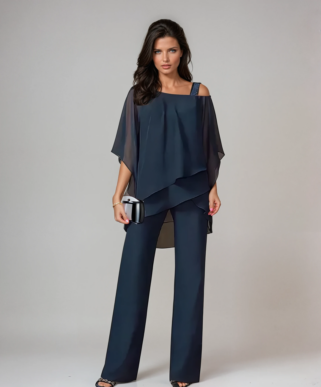 Caroline | Flowing Layered Two-Piece Set