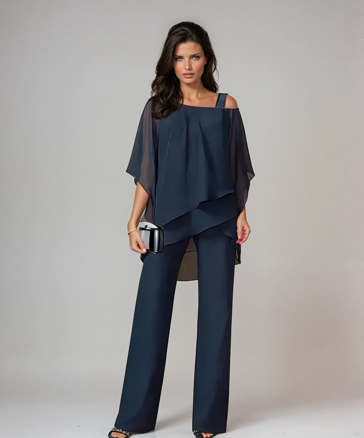 Caroline | Flowing Layered Two-Piece Set