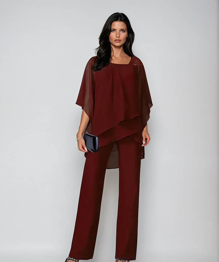 Caroline | Flowing Layered Two-Piece Set
