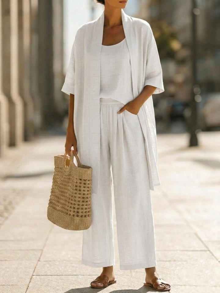 Judith | Elegant Three-Piece Kimono Set