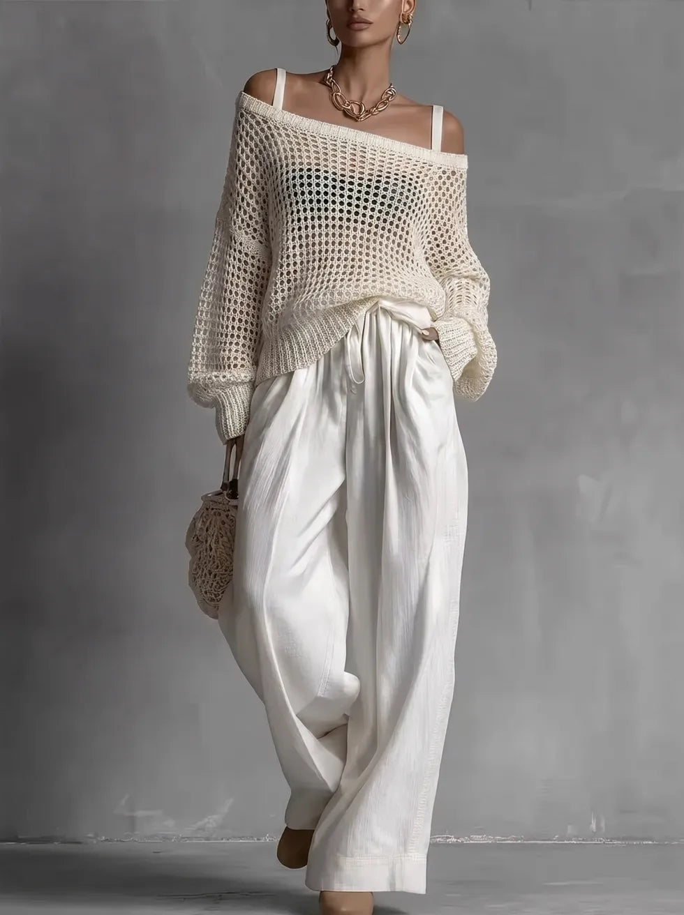 Beverly | Elegant Off-Shoulder Two-Piece Set